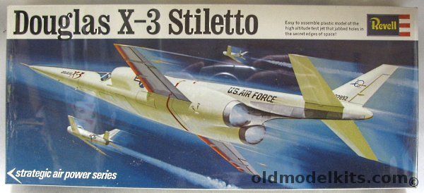 Revell 1/65 Douglas X-3 Stiletto - Strategic Air Power Series, H135-100 plastic model kit